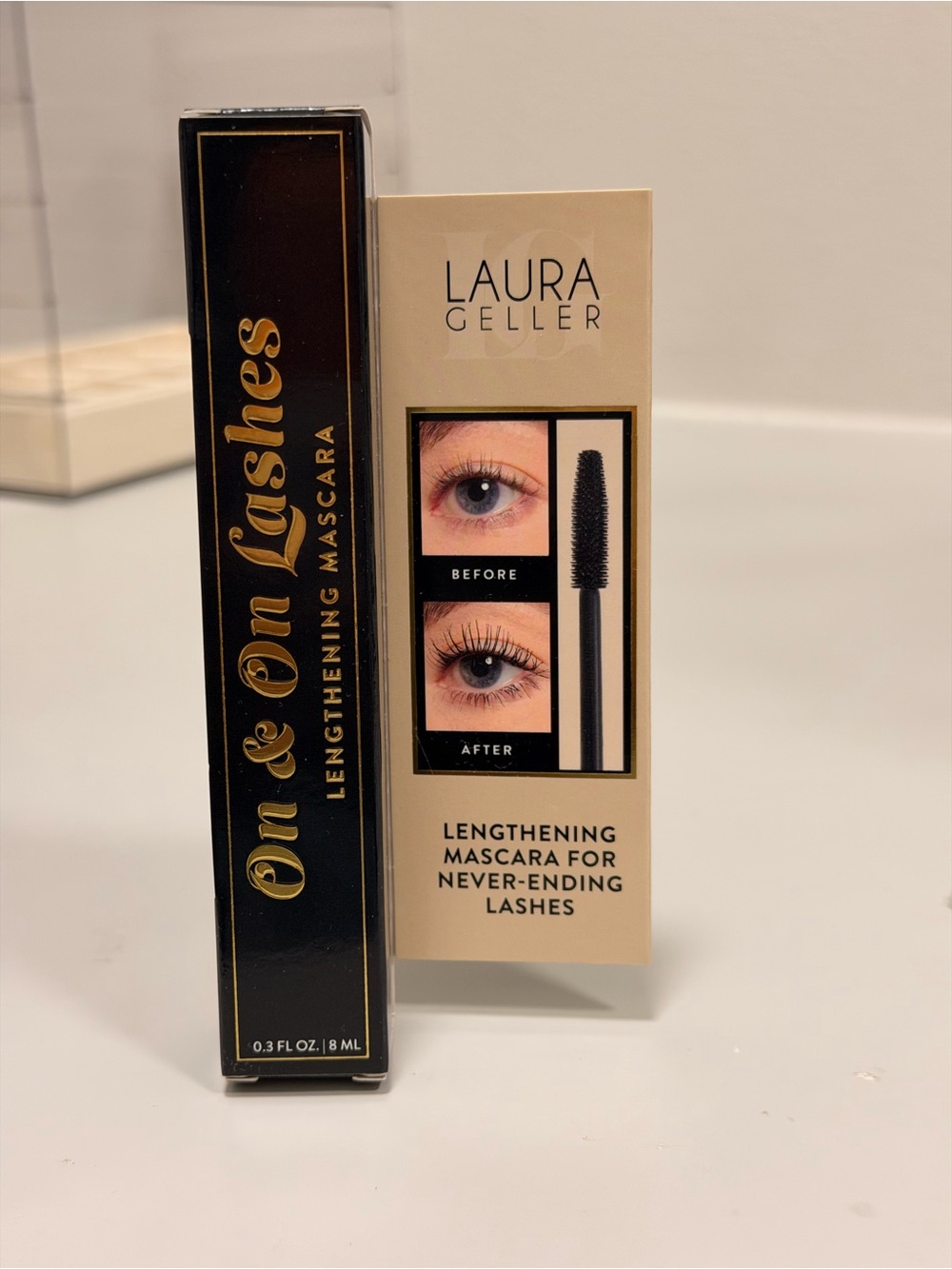 Laura Geller On & On Lashes Lengthening Mascara - Black & Gold Packaging